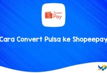 Cara Convert Pulsa ke Shopeepay
