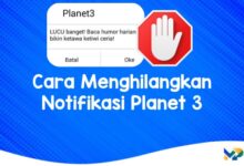 Cara Menghilangkan Notifikasi Planet 3