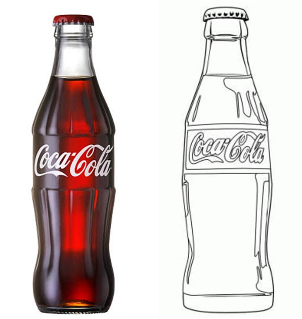 Gambar iklan produk minuman coca-cola