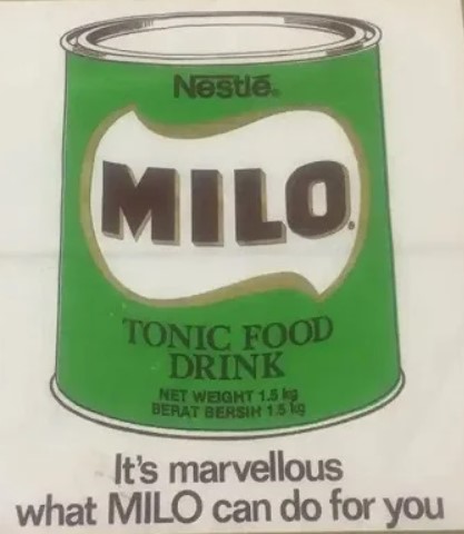 Gambar iklan produk minuman Milo