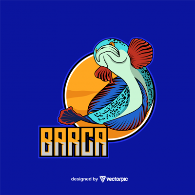 Logo Ikan Channa Keren - Channa Barca 