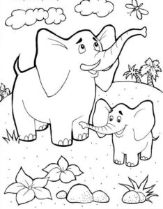 15+ Sketsa Gambar Hewan dan Tumbuhan yang Mudah Ditiru