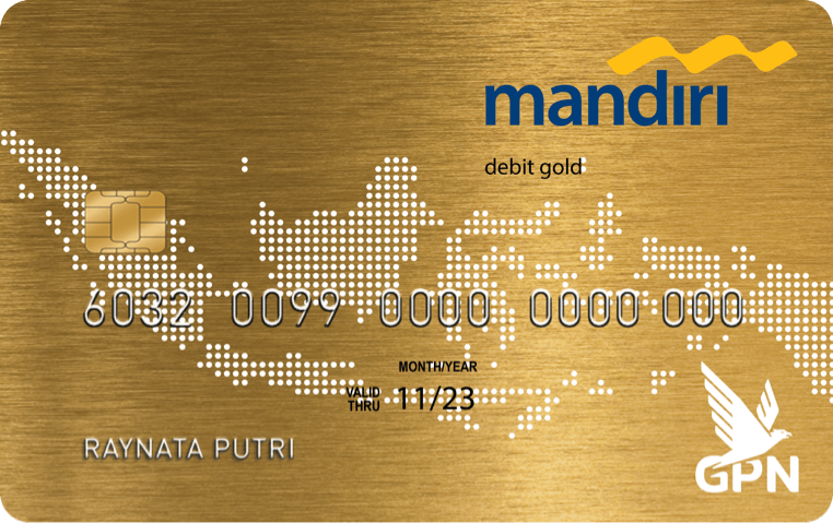 mandiri debit gold GPN