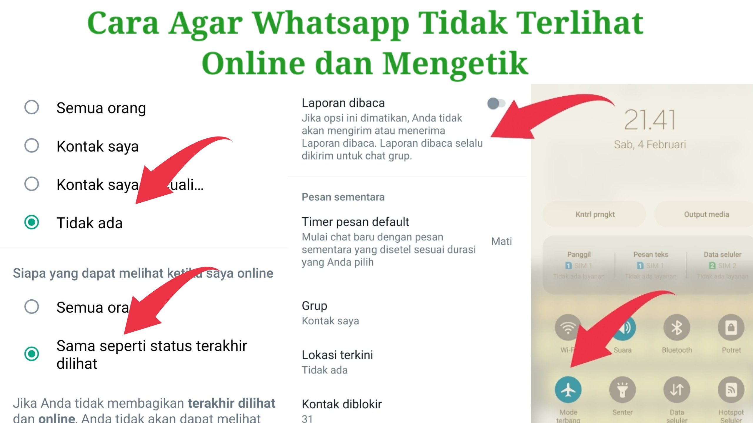 Cara Agar Tidak Terlihat Aktif Di Whatsapp0