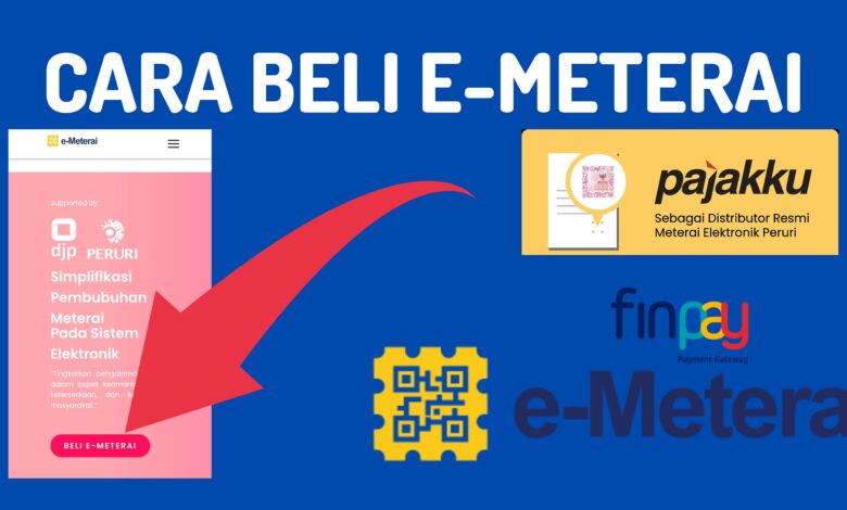 cara beli e-Meterai