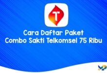 Cara Daftar Paket Combo Sakti Telkomsel 75 Ribu