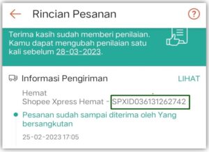 4 Cara Mengetahui Nomor Kurir Shopee Express Yang Membawa Paket Kita