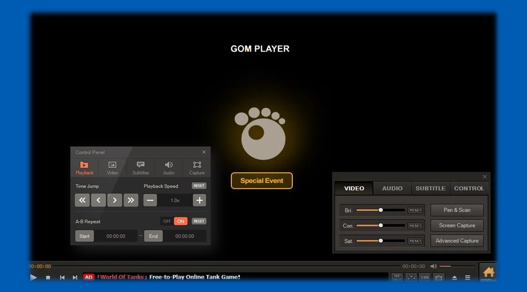 aplikasi pemutar video telegram GOM Player