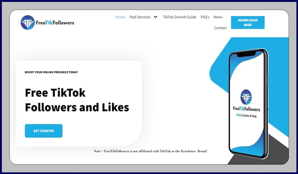 Website Penambah Followers TikTok Gratis - FreeTikFollowers