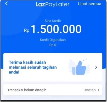 Penyebab Lazada Paylater Tidak Tersedia Untuk Order Ini