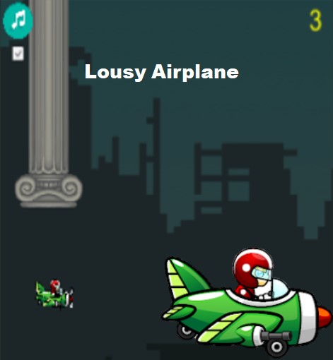 Lousy airplane game