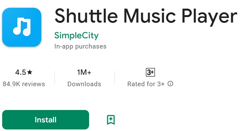 Shuttle Music Player
