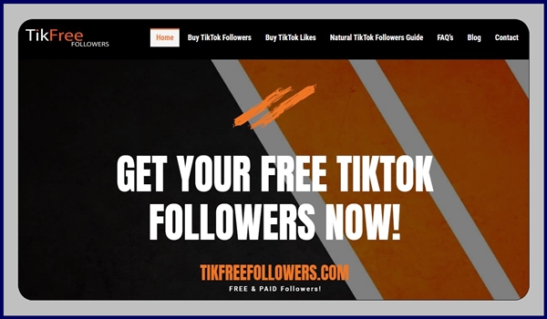 Website Penambah Followers TikTok Gratis - TikFreeFollowers 