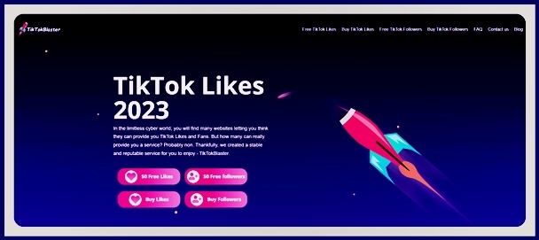 Website Penambah Followers TikTok Gratis - TikTokBlaster