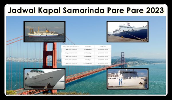 Jadwal Kapal Samarinda Pare Pare 2023