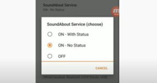 Gunakan Third-Party Application SoundAbout