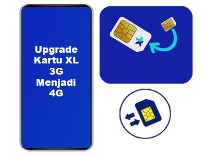 Upgrade kartu XL 3G menjadi 4G