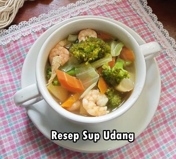menu resep sup udang