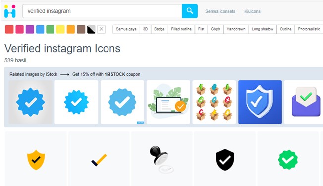 Situs Web Icon-icon