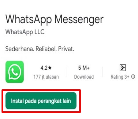 Menginstal Ulang Kembali Aplikasi Whatsapp