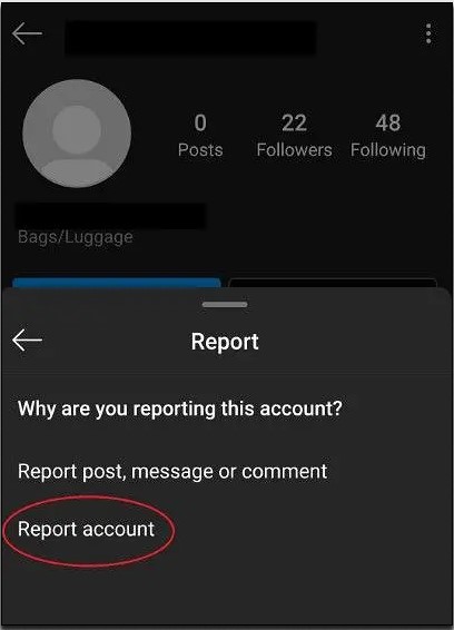 Report Akun Instagram