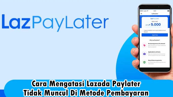 cara mengatasi lazada paylater tidak muncul di metode pembayaran