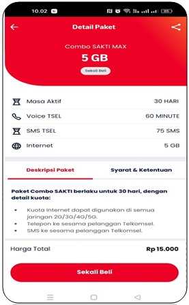 Cara Beli Paket Telkomsel Murah 1 Bulan Melalui Aplikasi MyTelkomsel