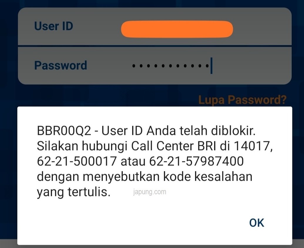 Cara Mengatasi Lupa Username dan Password BRI