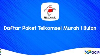Daftar Paket Telkomsel Murah 1 Bulan