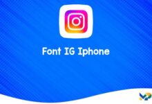 Font IG Iphone