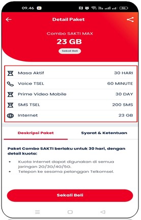 Jenis Paket Telkomsel Murah 1 Bulan