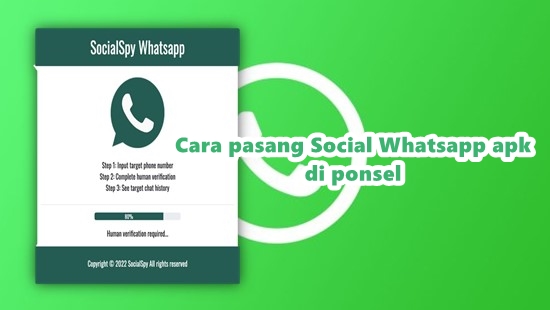 cara pasang social whatsapp apk di ponsel