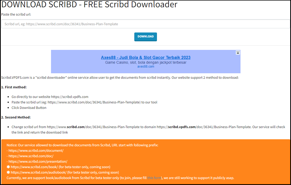 Alternatif Scribd Downloader 2023 - Cara Download Scribd Dokumen Gratis Menggunakan Scribd VPDFS