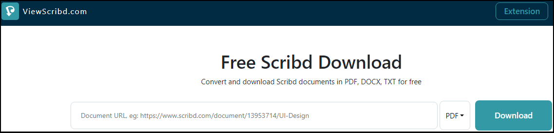 Alternatif Scribd Downloader 2023 - Cara Download Scribd Dokumen Gratis Menggunakan ViewScribd
