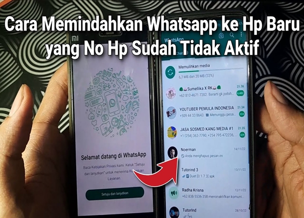 Cara Memindahkan WhatsApp yang Nomornya Tidak Aktif