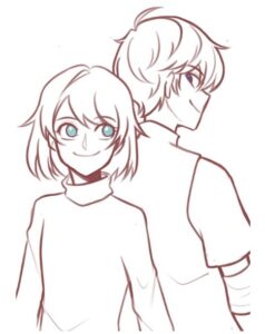 40+ Gambar Anime Pensil Mudah Ditiru untuk Pemula