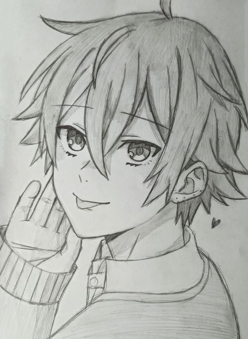 Gambar Anime Pensil Mudah Ditiru