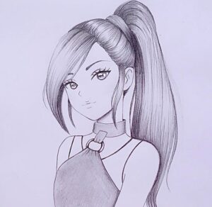 40+ Gambar Anime Pensil Mudah Ditiru untuk Pemula
