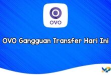 OVO gangguan transfer hari ini