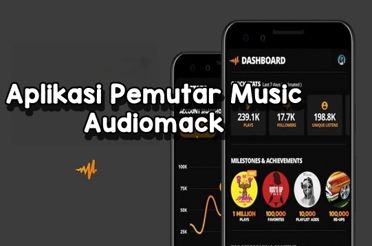 halaman aplikasi audiomack