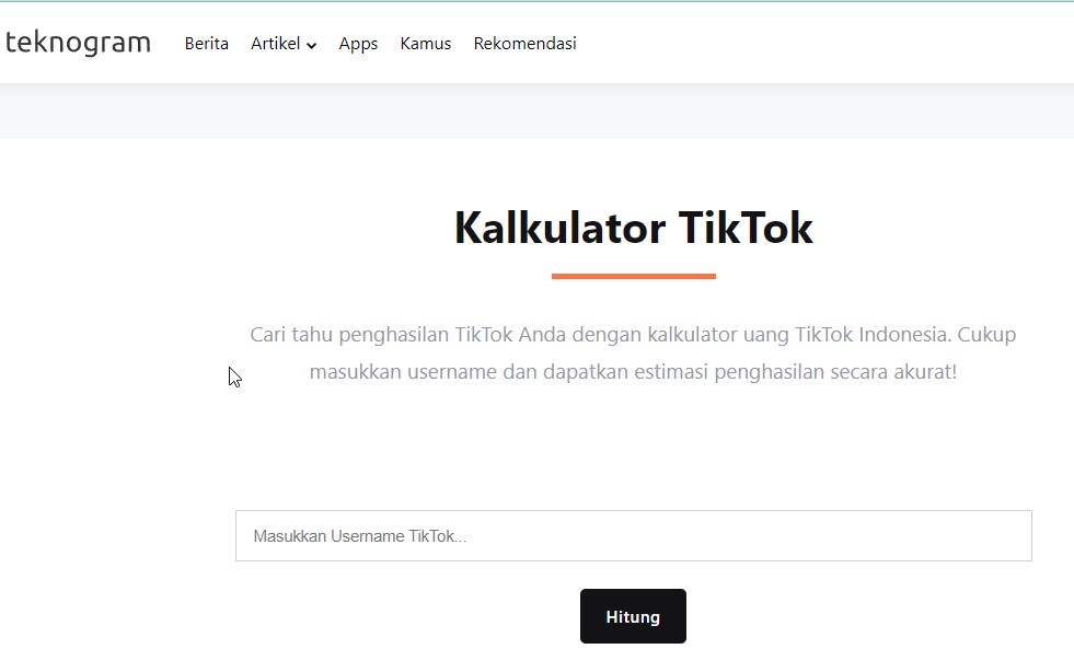 Kalkulator Tiktok Rupiah 2023