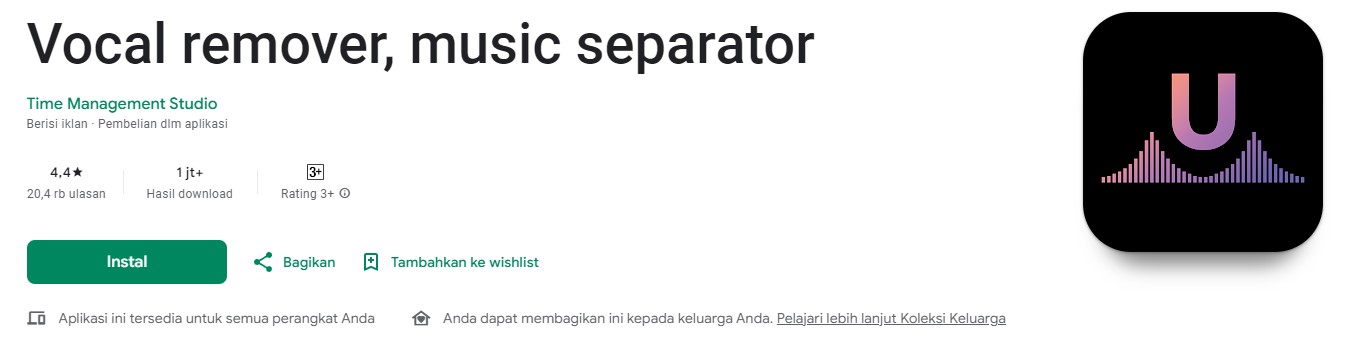 Vocal remover, music separator
