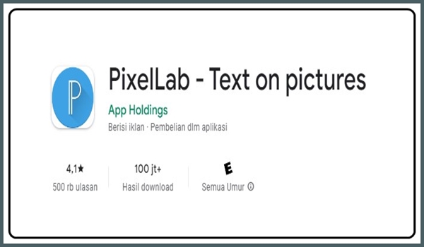 Aplikasi Pixellab