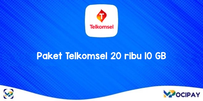Paket Telkomsel 20 ribu 10 GB