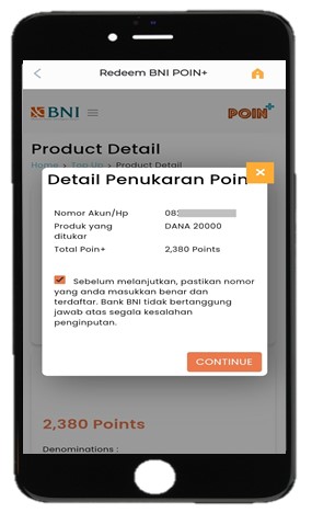 Cara Tukar Poin BNI di Aplikasi BNI Mobile Banking