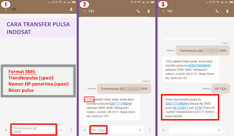 Transfer Pulsa Indosat ke Telkomsel Melalui SMS
