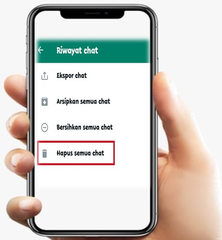 Cara menghapus semua chat di WhatsApp sekaligus