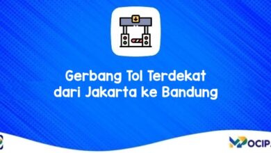 Gerbang Tol Terdekat dari Jakarta ke Bandung