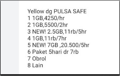 Kode Paket Murah Indosat *123*111# Yellow