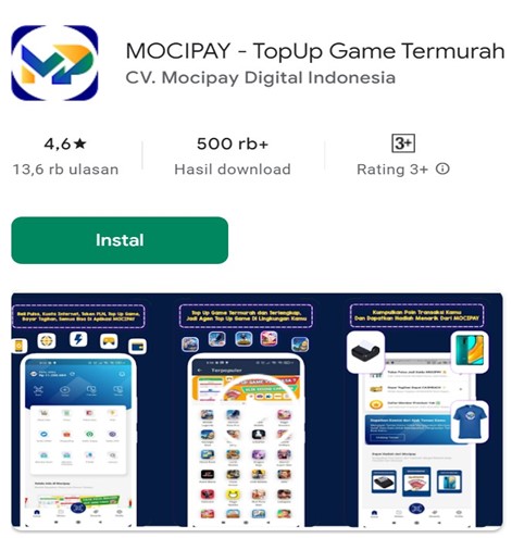 Mocipay - TopUp Game Termurah 